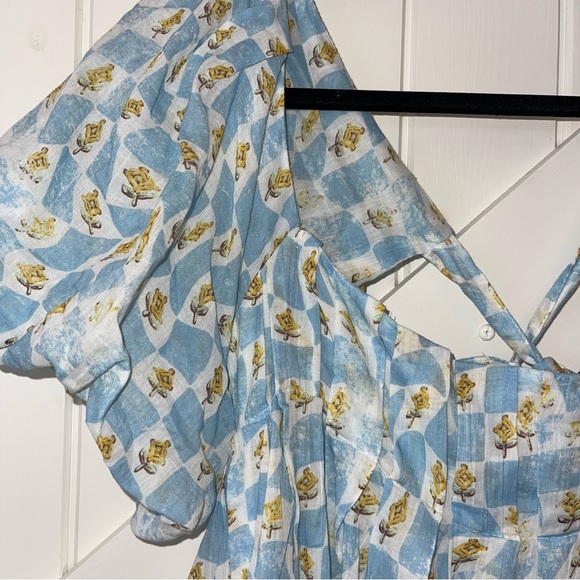 NWOT Free People Printed Marina Mini Dress - Picture 9 of 11